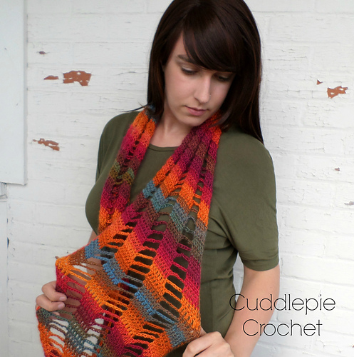 Shredded Waves Infinity Scarf photo 3