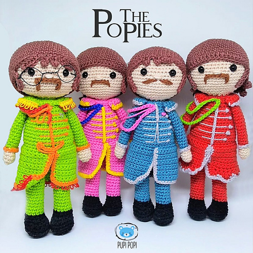 Ravelry: Pack The Beatles pattern by Pupi Popi