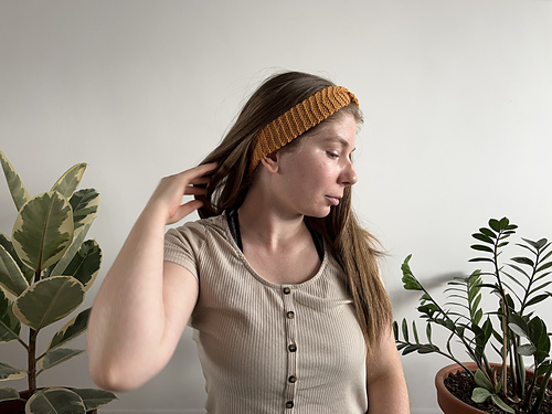 Første pannebånd - PURL Knitting Patterns