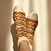 Woodland Checkers Socks pattern 