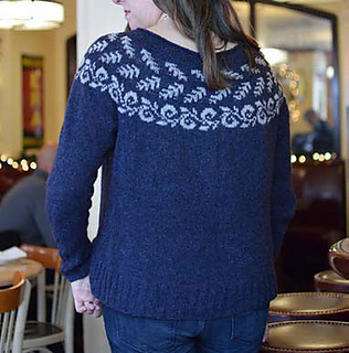 Enwreathed Pullover by Kathleen Dames