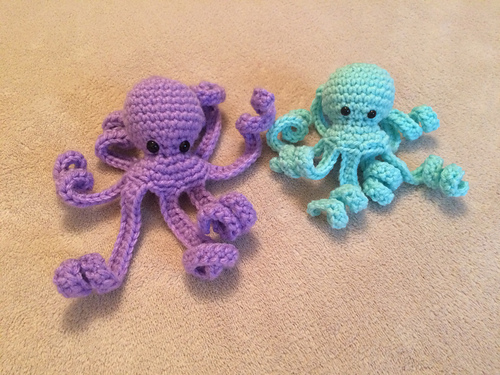 Mister Octopus the Amigurumi - PurpleHoneyBee