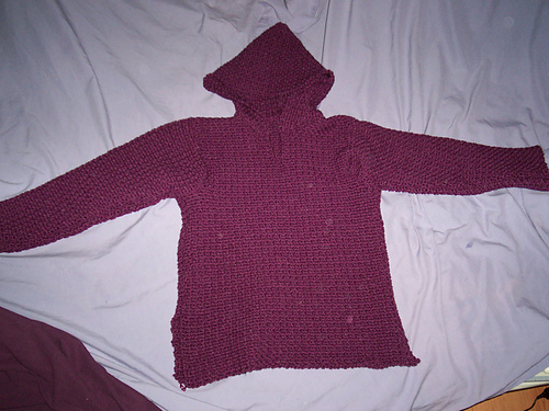 Crochet Hooded Sweatshirt photo 8