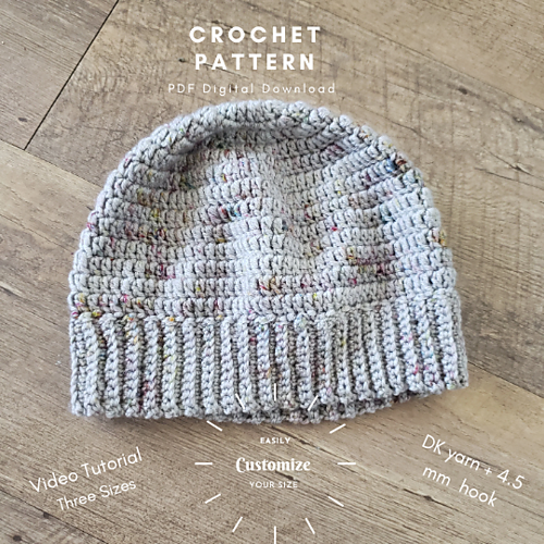 Skull Cap Crochet Cap Tutorial Ravelry: Snuggly Skull Cap Pattern
