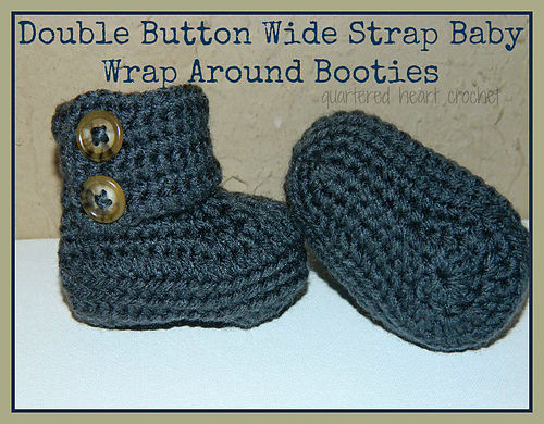 Ravelry: Double Button Wrap Around Boots pattern by Amy Ditmore