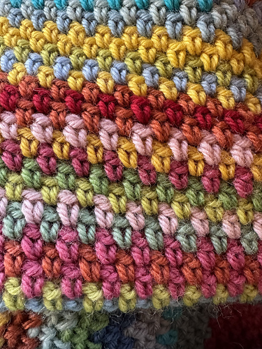 Cherry Spritz or Kirschschorle Crochet Blanket