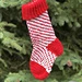 Stripes of Love Stocking pattern 