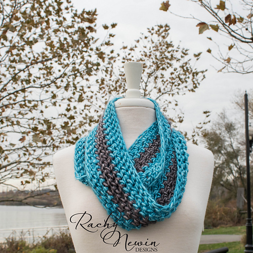 Ravelry Herringbone HDC Scarf pattern by Rachy Newin