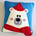 Polar Bear Pillow pattern 