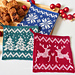 Tunisian Christmas Potholders pattern