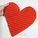 Waffle Heart Dishcloth photo 4