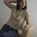 Waterfall top with cap sleeves pattern