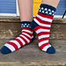 Red, white and blue- Socks pattern