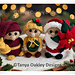 Yule time gonk gnomes pattern