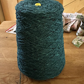 Here is what is leftover after making an adult XL cardigan tunic. A little scratchy to start but softened in the wash.