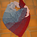 Dreieckstuch im Mustermix pattern 