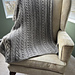 Raven's Cable Throw No.2 pattern 