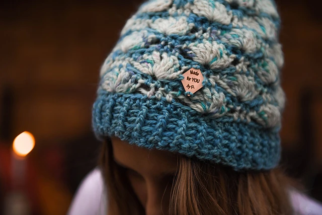 Shell B Mine Beanie by Fiona Langtry ReVe Design Co Shell B Mine Beanie by Fiona Langtry ReVe Design Co