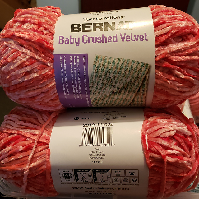 Ravelry Bernat Baby Crushed Velvet