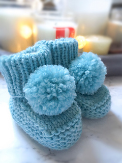 ravelry baby booties knit