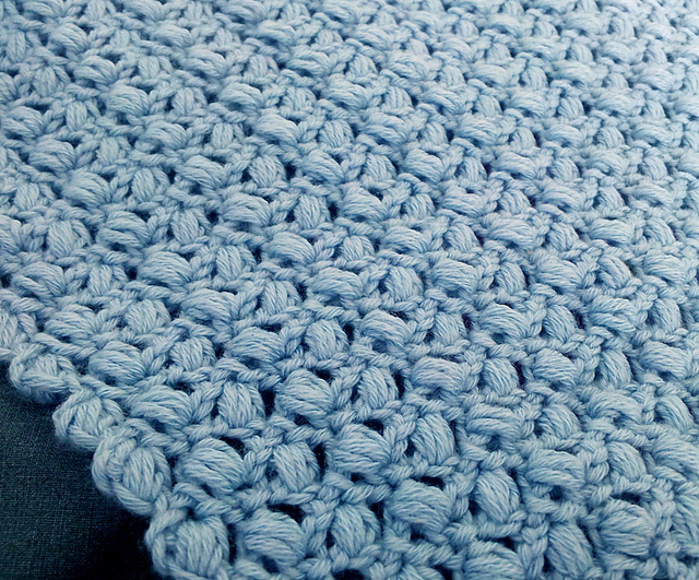 Bebop stitch for (baby) blankets and scarves