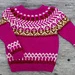 Children’s Kaarna yoke sweater pattern 