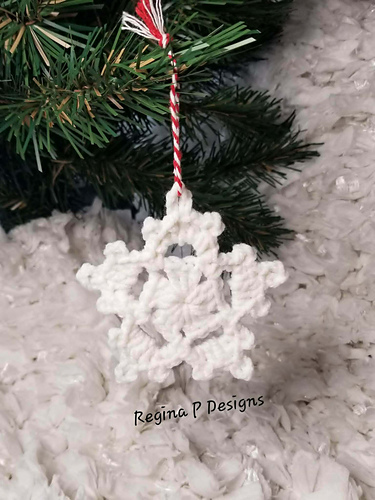 Snowflake Star Ornament