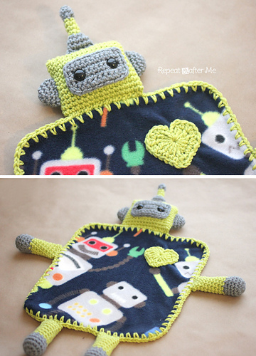 Robot Lovey Blanket photo 2