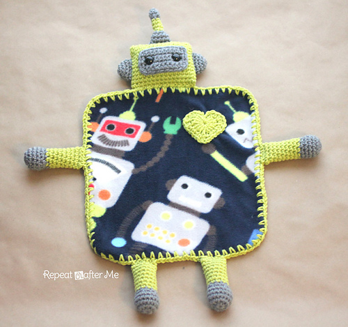 Robot Lovey Blanket photo 1