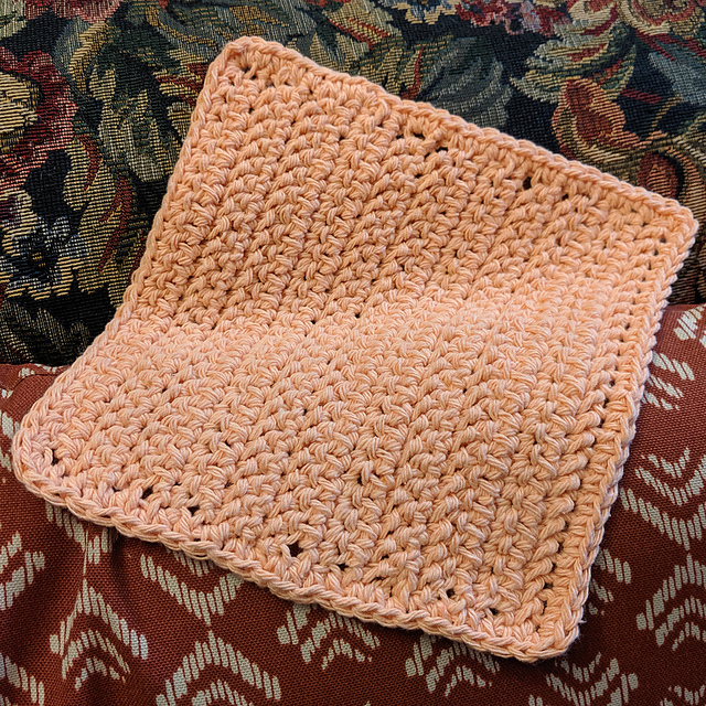 Ravelry Retrofresh's Herringbone Dishcloth