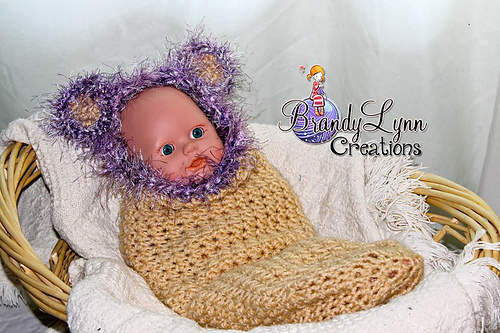 Ravelry: Baby Bear Cuddle Sac pattern by Revee Kraszewski