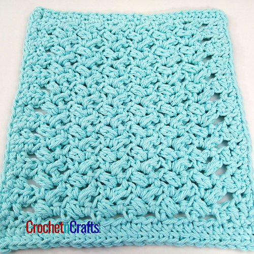Puff Stitch Placemat, Dishcloth and Coaster Set photo 4