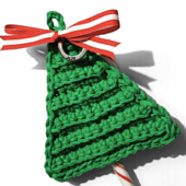 Last Minute Christmas Tree Candy Cane Holders Pattern