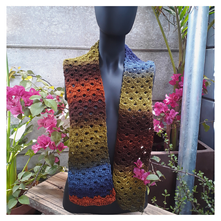 New York Medley Crochet Scarf Pattern