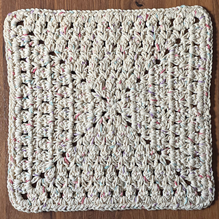 Classic Cotton Dishcloth (back)