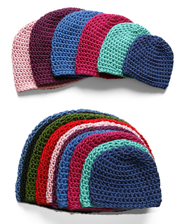 Crochet Hat Sizes Preemie to Adult Large