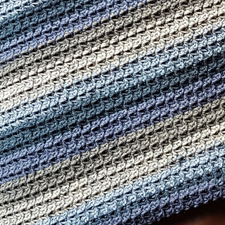 Grandma's Textured Lap Blanket Pattern 