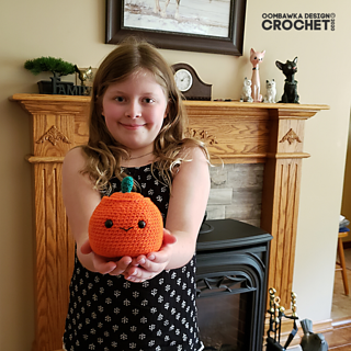 Pumpkin Crochet Pattern #CALCentralCrochet #HalloweenCAL2020
