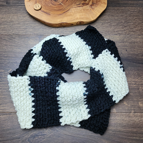 A Seed Stitch Scarf