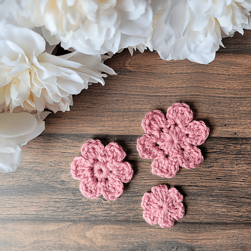 Crochet Blomsterpynt - 