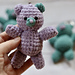 Teddy Bear Keychain pattern 