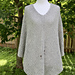 Silver Lining Poncho pattern 
