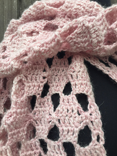 Touch of Blush Shawl photo 5