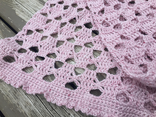 Touch of Blush Shawl photo 10