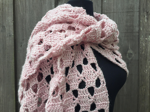 Touch of Blush Shawl photo 6