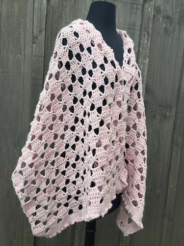 Touch of Blush Shawl photo 3
