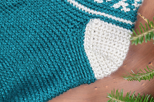 Ravelry: Wintertime Christmas Stocking pattern by Rich Textures Crochet