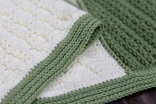 Crazy for Cables Blanket photo 8