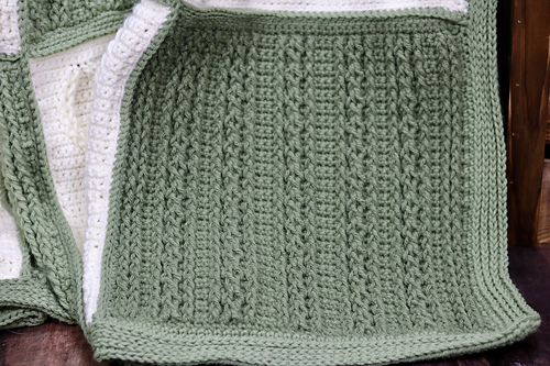 Crazy for Cables Blanket photo 3