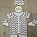 'Chevronette' Multi piece set pattern